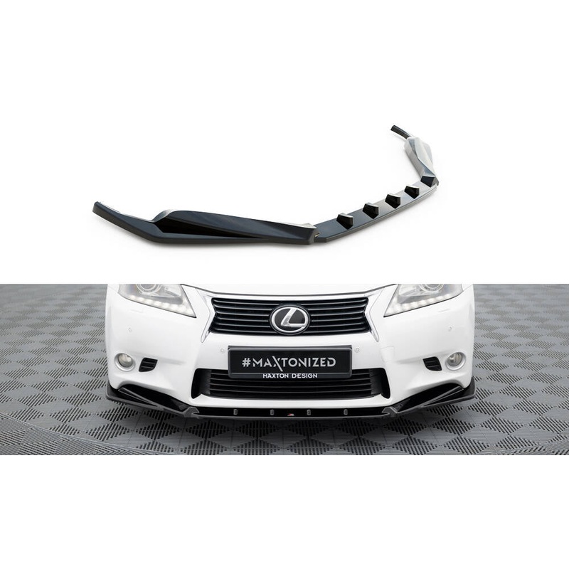 Front Splitter V.2 Lexus GS Mk4 (L10) GLOSS BLACK