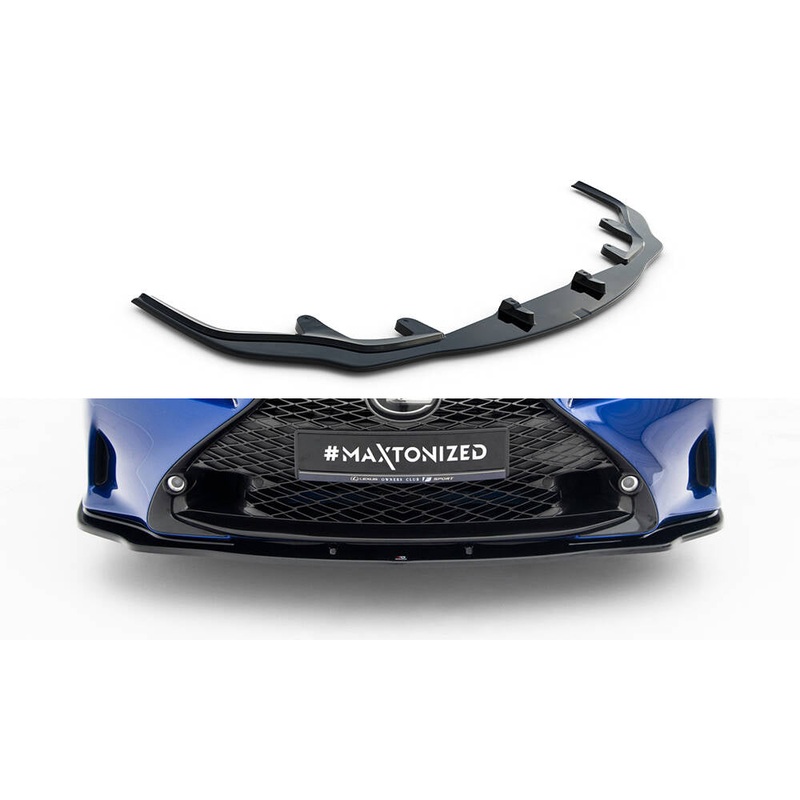 FRONT SPLITTER V.2 LEXUS RC GLOSS BLACK