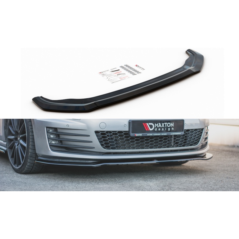 FRONT SPLITTER V.2 VW GOLF 7 GTI GLOSS BLACK