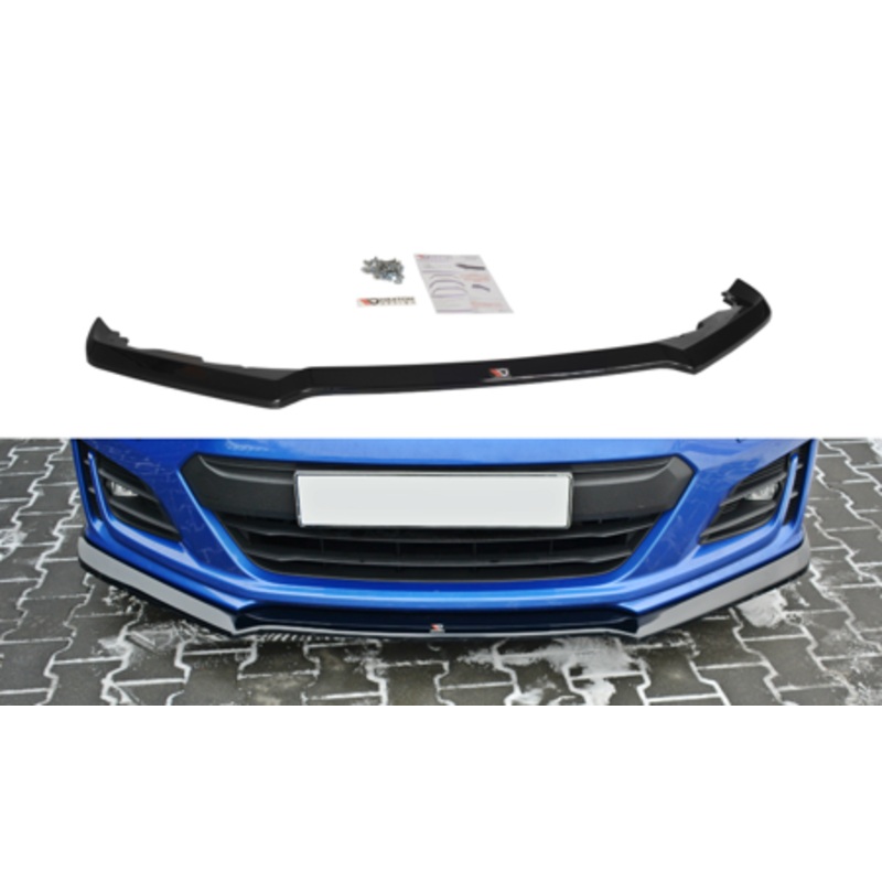 FRONT SPLITTER V.3 SUBARU BRZ FACELIFT GLOSS BLACK