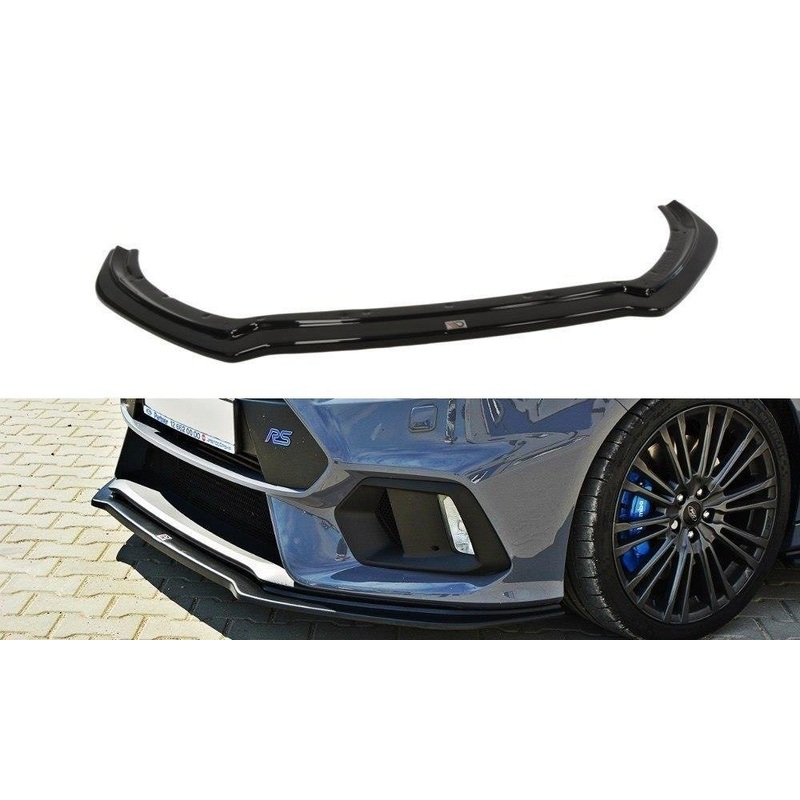 FRONT SPLITTER V.4 FORD FOCUS RS MK3 GLOSS BLACK