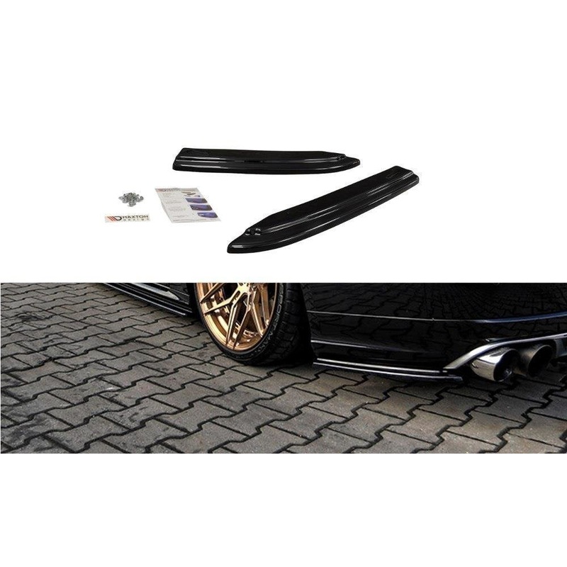 REAR SIDE SPLITTERS AUDI S8 D4 FL GLOSS BLACK