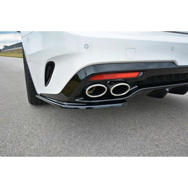 REAR SIDE SPLITTERS KIA STINGER GT GLOSS BLACK