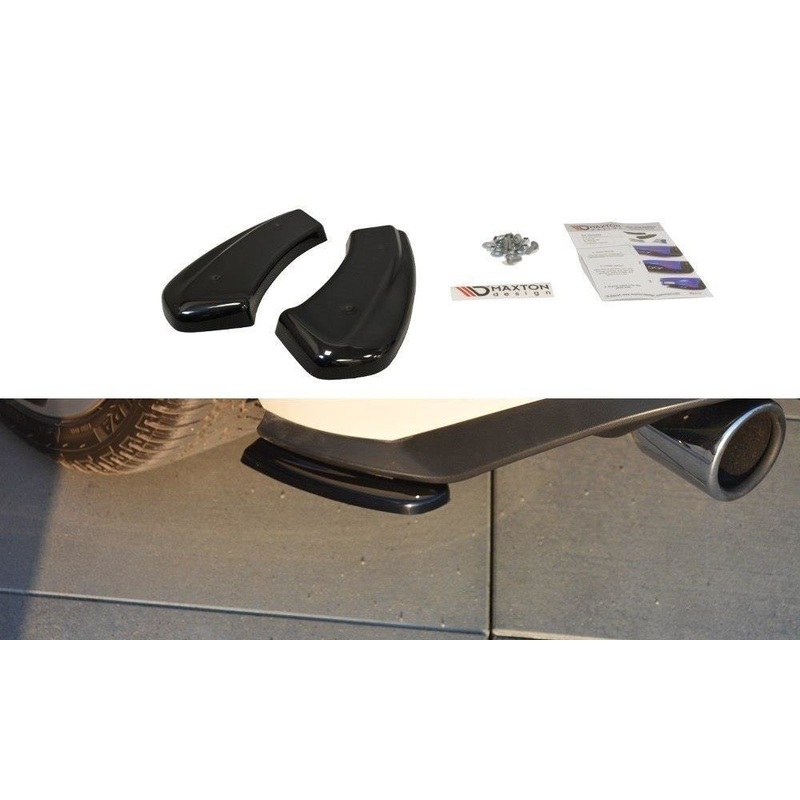 REAR SIDE SPLITTERS VW GOLF VII GTI FACELIFT GLOSS BLACK