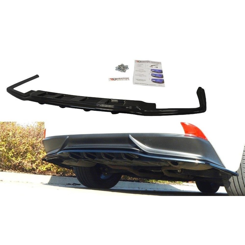 Rear Splitter Lexus IS Mk3 H (with vertical bars) GLOSS BLACK