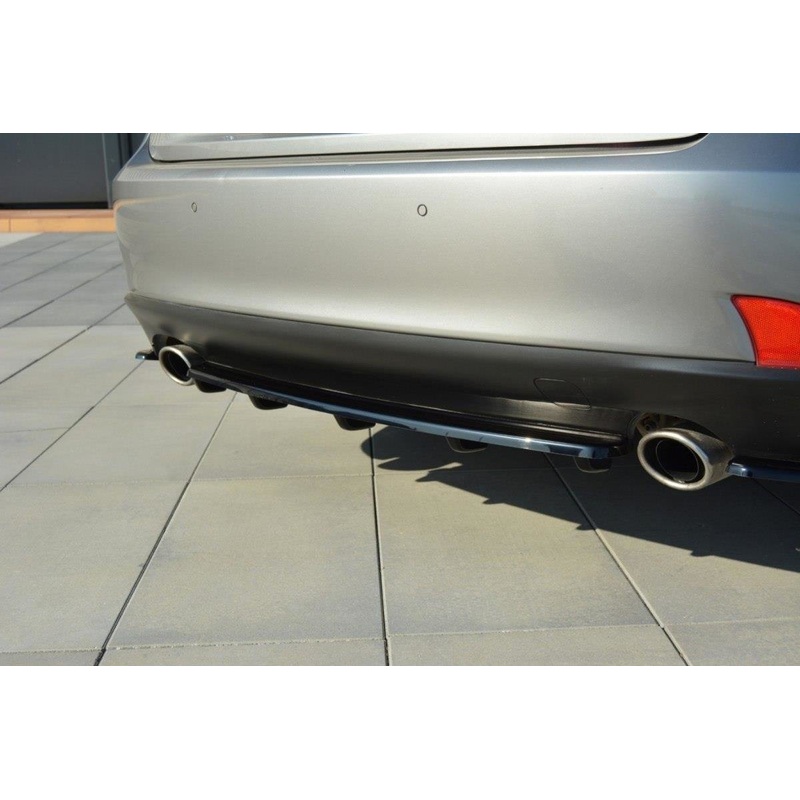 Rear Splitter Lexus IS Mk3 T (with vertical bars) GLOSS BLACK