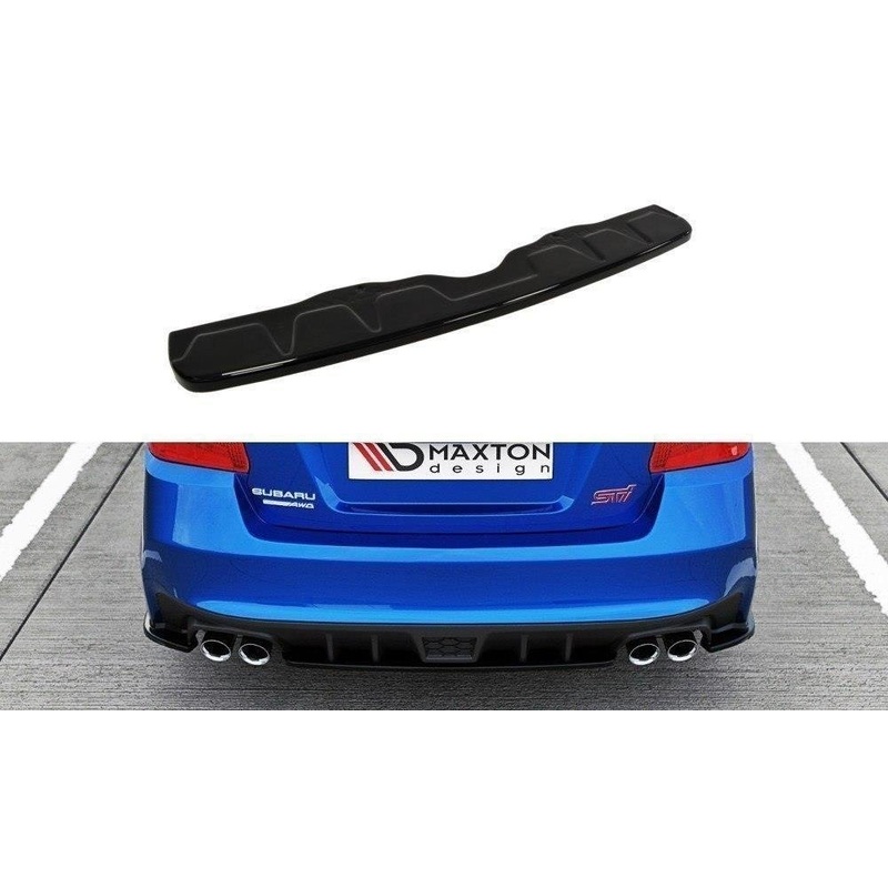 REAR SPLITTER SUBARU WRX STI GLOSS BLACK