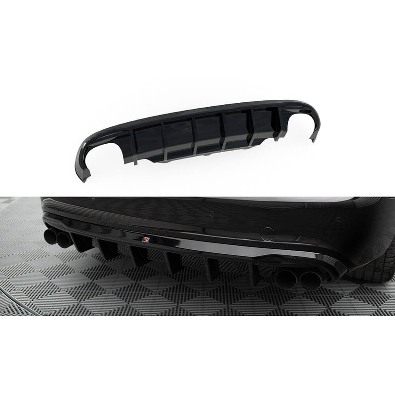 Rear Valance Audi S5 Coupe / Cabrio S-Line 8T GLOSS BLACK