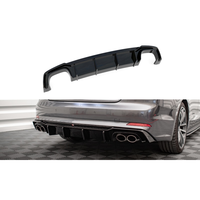 REAR VALANCE AUDI S5 F5 COUPE / SPORTBACK GLOSS BLACK
