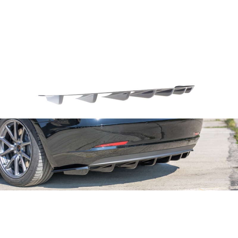 REAR VALANCE TESLA MODEL 3 GLOSS BLACK