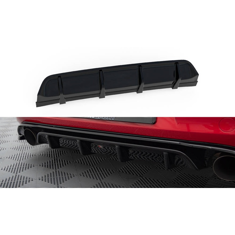 REAR VALANCE VW GOLF MK7 GTI CLUBSPORT GLOSS BLACK