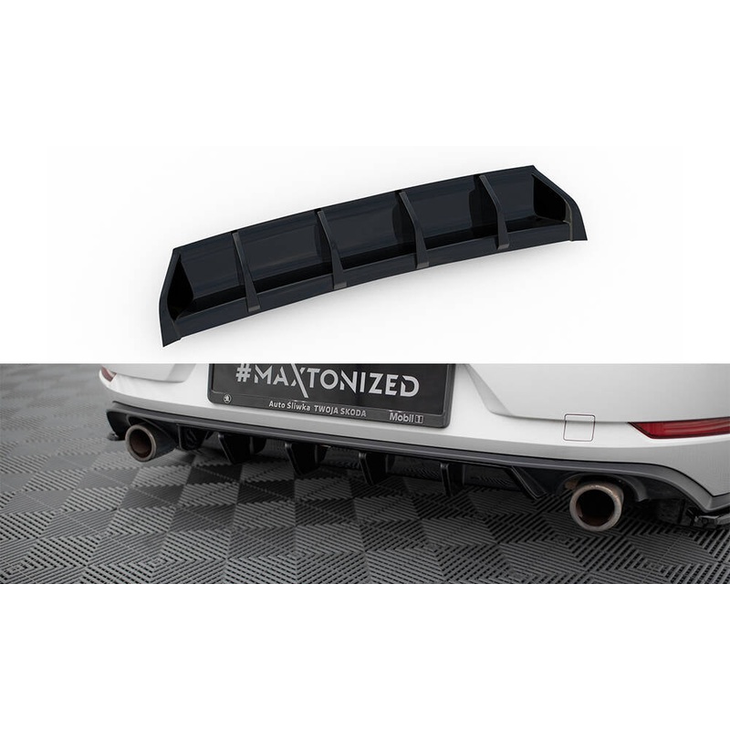 REAR VALANCE VW GOLF VII GTI FACELIFT GLOSS BLACK