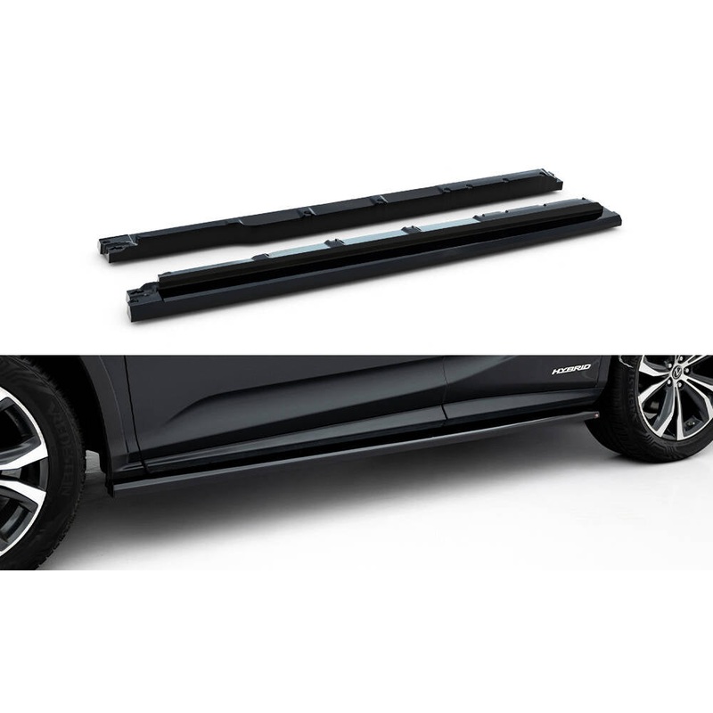Side Skirts Diffusers Lexus RX Mk4 Facelift GLOSS BLACK