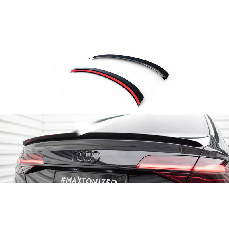 SPOILER CAP AUDI A8 D4 GLOSS BLACK