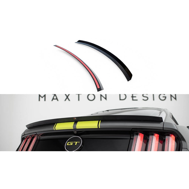 SPOILER CAP FORD MUSTANG MK6 GT GLOSS BLACK