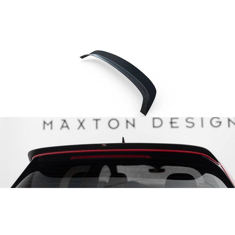 SPOILER CAP V.1 VOLKSWAGEN GOLF 7 R/ GTI (FACELIFT) GLOSS BLACK