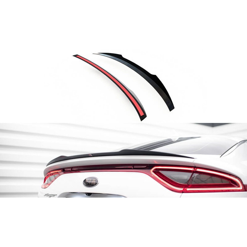 SPOILER EXTENSION KIA STINGER GT GLOSS BLACK