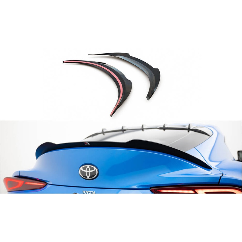 SPOILER EXTENSION TOYOTA SUPRA MK5 GLOSS BLACK