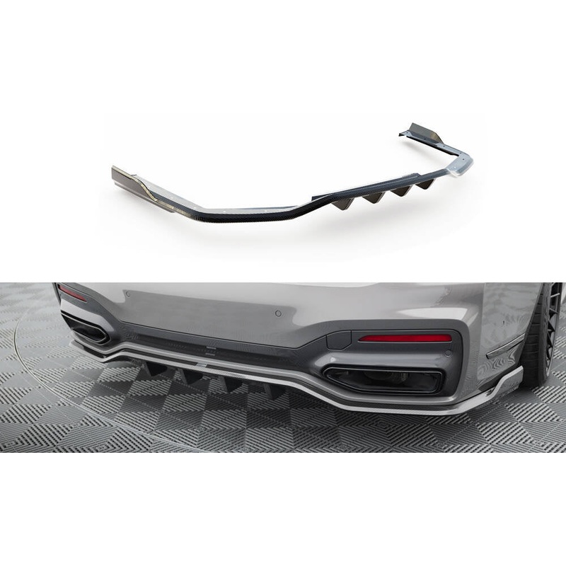 Carbon Fiber Rear Splitter BMW 7 M-Pack G11 / G12 Facelift