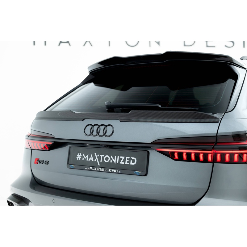 Carbon Fiber Tailgate Spoiler (Lower) Audi RS6 C8