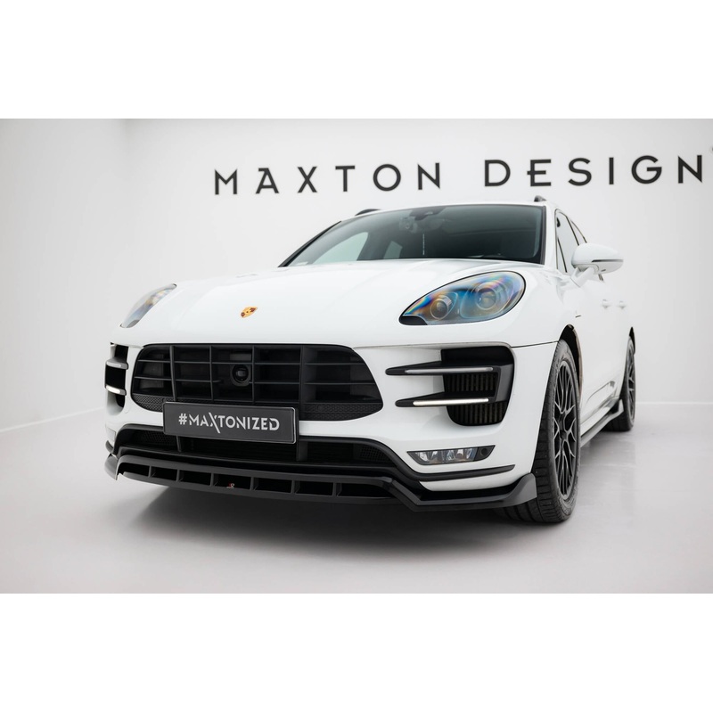 Front Splitter Porsche Macan Turbo Mk1 GLOSS BLACK