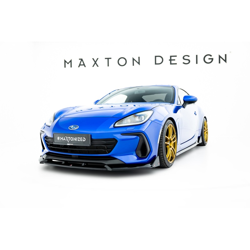 Front Splitter V.1 + Flaps Subaru BRZ Mk2 GLOSS BLACK