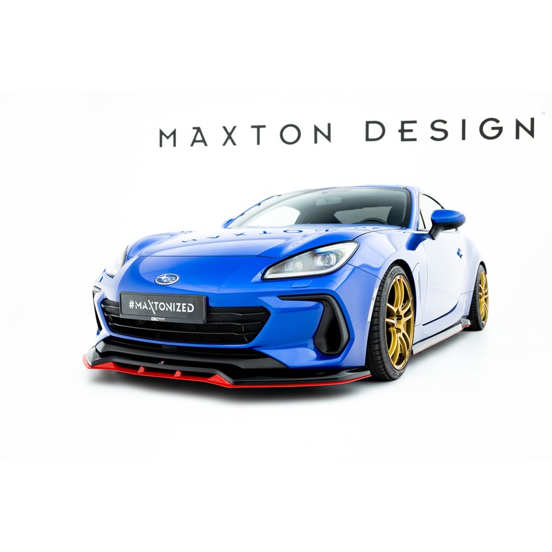 Front Splitter V.2 Subaru BRZ Mk2 GLOSS BLACK