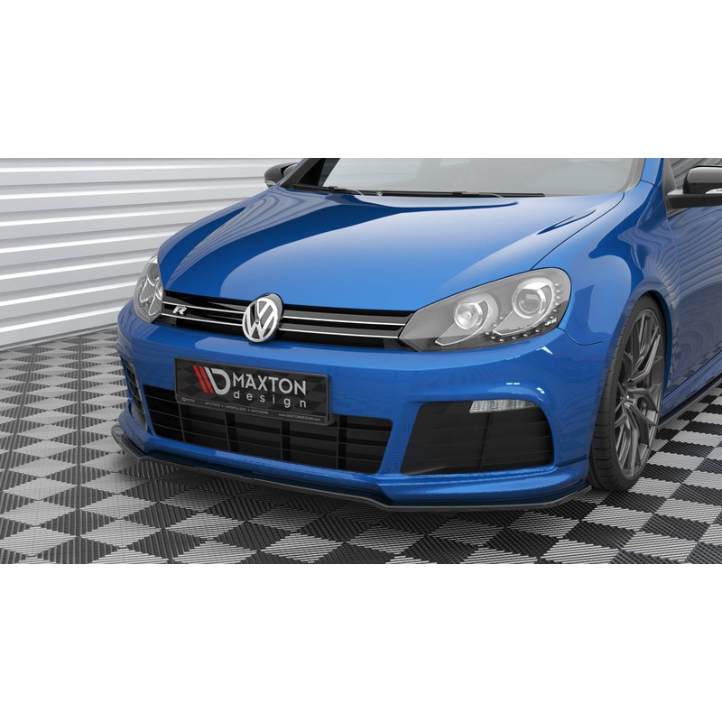Front Splitter V.2 Volkswagen Golf R Mk6 GLOSS BLACK