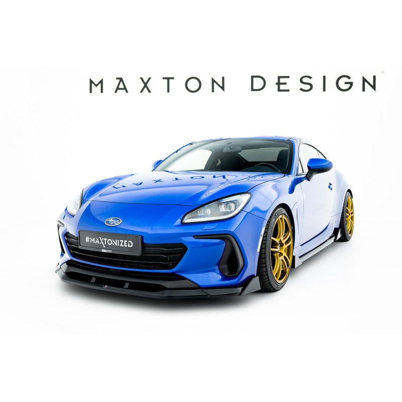 Front Splitter V.3 Subaru BRZ Mk2 GLOSS BLACK