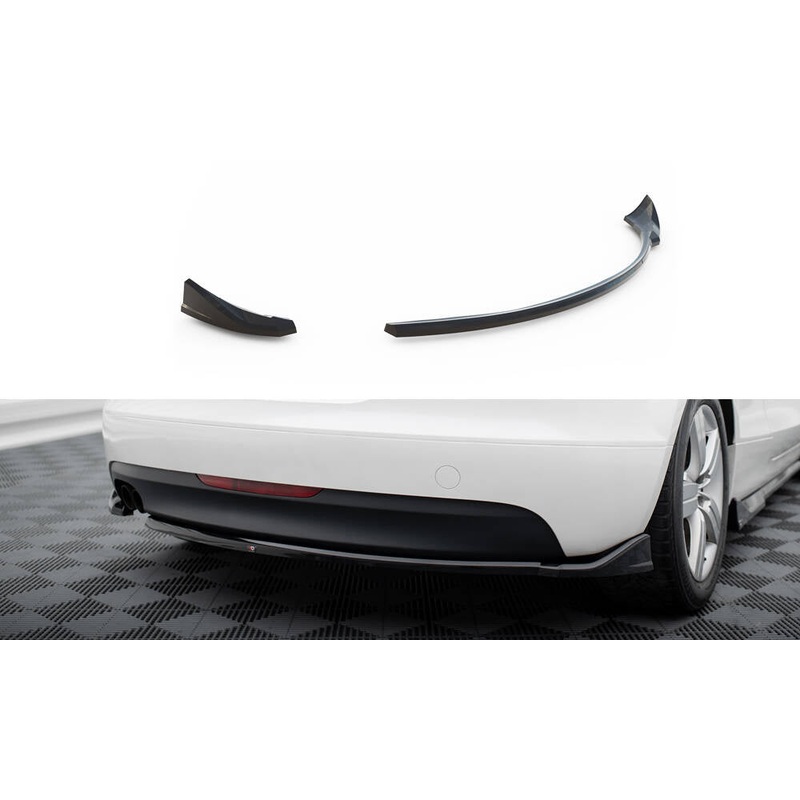 Rear Side Splitters Audi TT 8J GLOSS BLACK