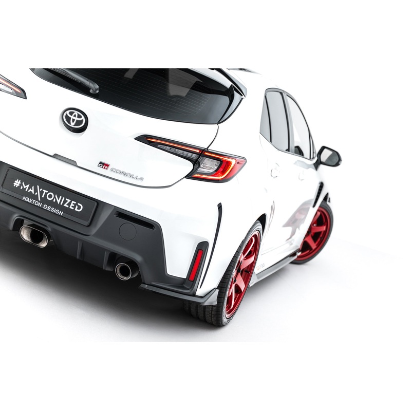 Rear Side Splitters V.2 Toyota GR Corolla Mk12 GLOSS BLACK