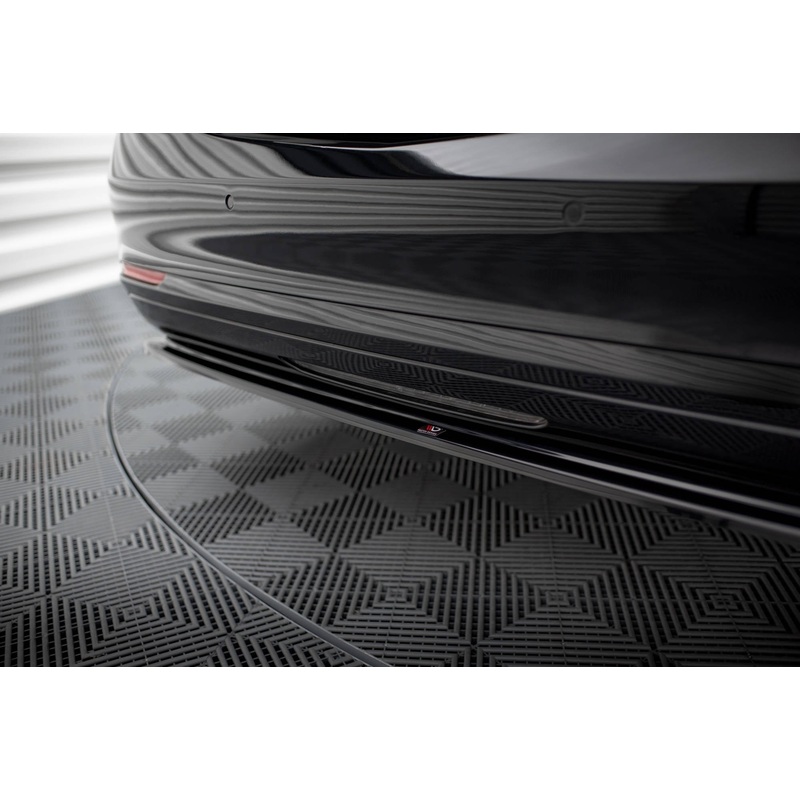 Rear Splitter V.2 Mercedes-Benz S W222 GLOSS BLACK