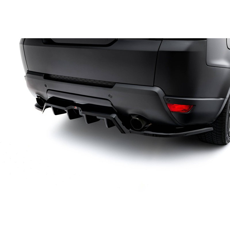 Rear Splitter (with vertical bars) Land Rover Range Rover Sport Mk2 GLOSS BLACK