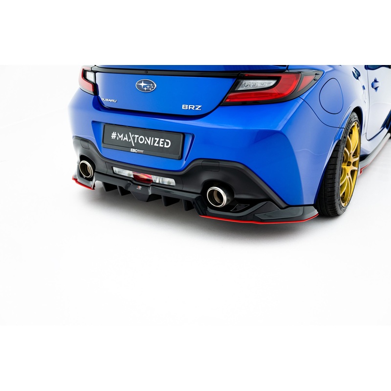 Rear Splitter (with vertical bars) V.2 Subaru BRZ Mk2 GLOSS BLACK