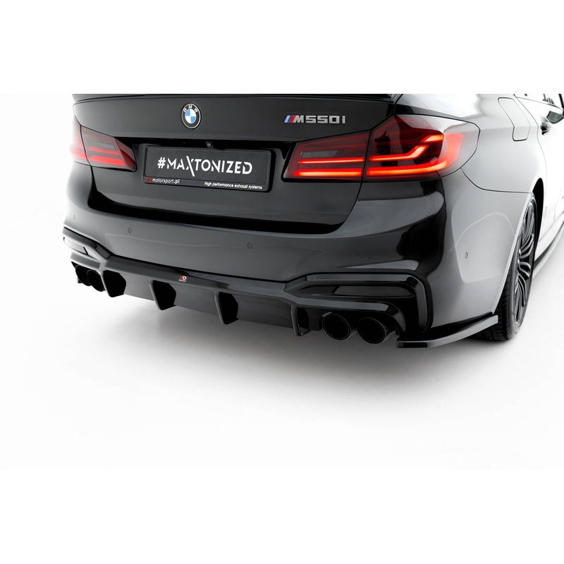 Rear Valance BMW M550i Sedan G30 GLOSS BLACK