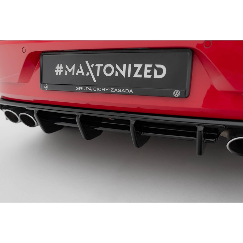 Rear Valance Volkswagen Golf R Hatchback R Mk7 Facelift GLOSS BLACK