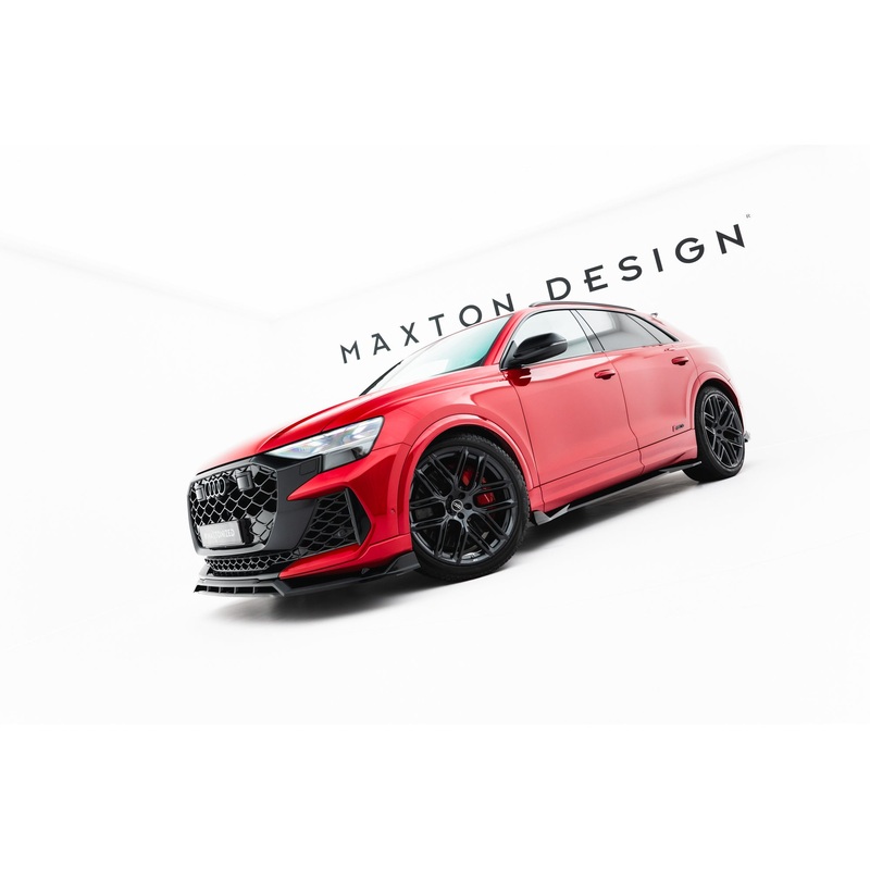 Side skirts Diffusers Audi RSQ8 Mk1 Facelift GLOSS BLACK