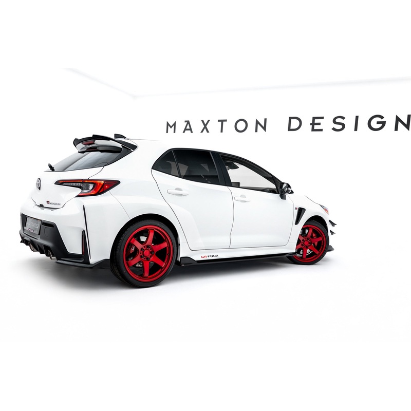 Side skirts Diffusers V.2 Toyota GR Corolla Mk12 GLOSS BLACK