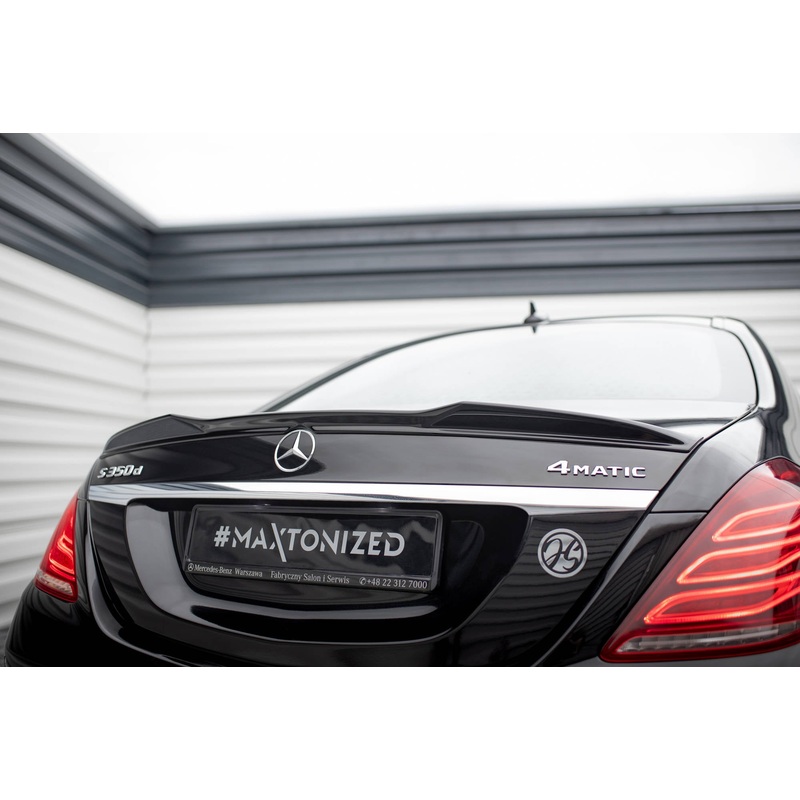 Spoiler Cap 3D Mercedes-Benz S W222 / W222 Facelift GLOSS BLACK