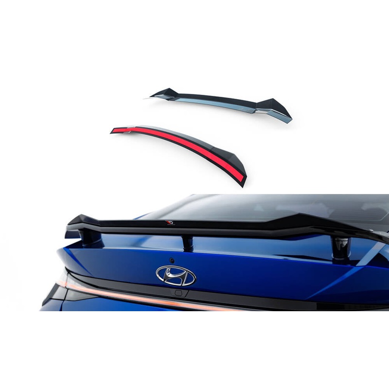 Spoiler Cap Hyundai Elantra N Mk7 GLOSS BLACK