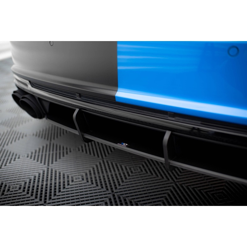 Street Pro Rear Diffuser Audi TT S 8S Facelift BLACK