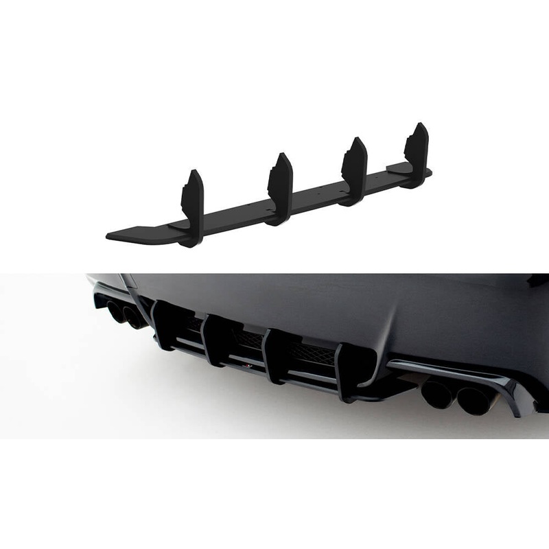 Street Pro Rear Diffuser Subaru Impreza WRX STI Mk3 Facelift BLACK