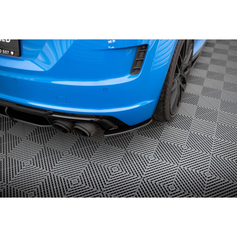 Street Pro Rear Side Splitters Audi TT S 8S Facelift BLACK
