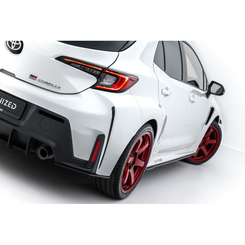 Street Pro Rear Side Splitters Toyota GR Corolla Mk12 BLACK