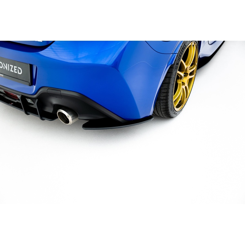Street Pro Rear Side Splitters V.1 Subaru BRZ Mk2 / Toyota GR86 Mk1 BLACK