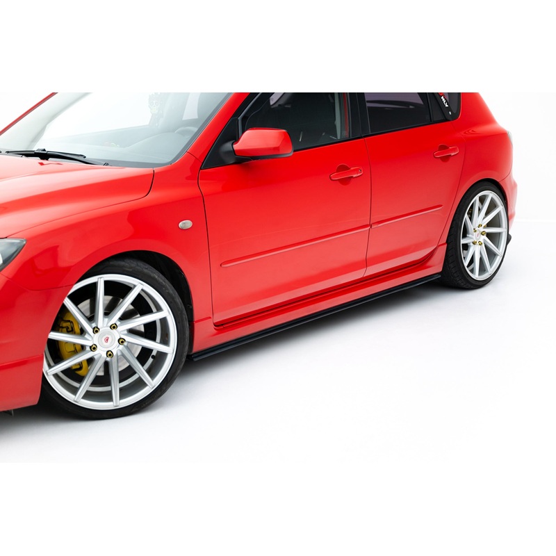 Street Pro Side Skirts Diffusers Mazda 3 MPS Mk1 BLACK